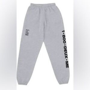 DEUXMOI Le Deux Grey Sweatpants